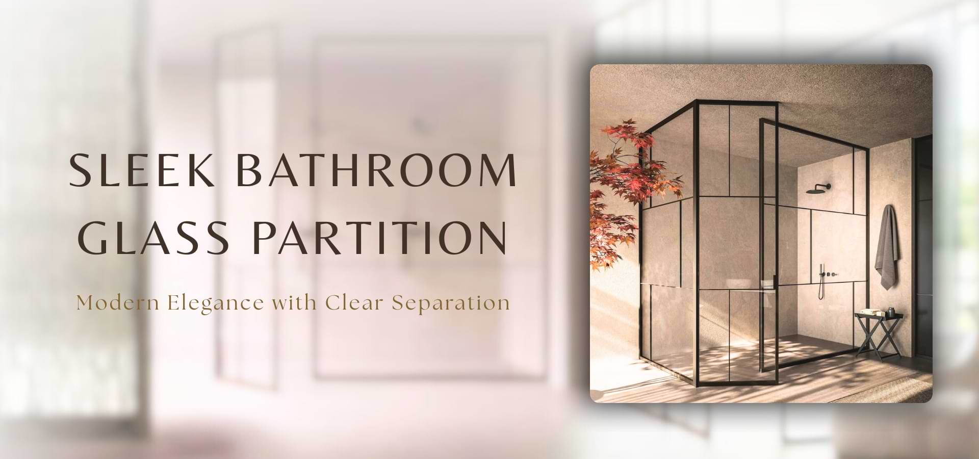 Sleek Bathroom Glass Partition (1)